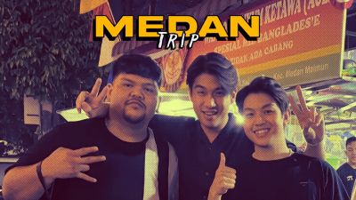 Melancong ke Medan, Palitho, Victor, dan Alden Kunjungi Warkop Agam Senyum