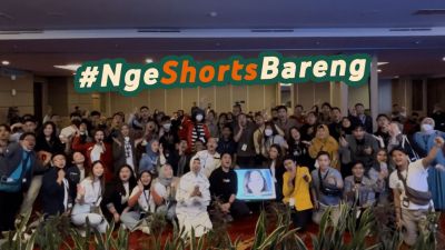 Gandeng 3 Top Kreator YouTube, #NgeShortsBareng Perdana di Bandung Sukses Dihadiri Lebih dari 200 Peserta