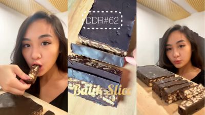 Pecinta Batik Wajib Recook Resep Kue Batik Slice ala Nadya Puteri