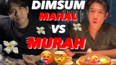 Victor Agustino Habiskan Jutaan Rupiah untuk Cobain Dimsum di Restoran Mewah!