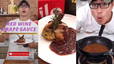 Bryan Ferrysienanda Bagikan Resep Red Wine Grape Sauce dengan Ayam Goreng! Cari Tahu di Sini!