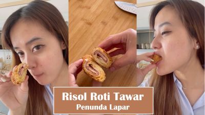 Ide Cemilan untuk Pengganjal Lapar! Ini Dia Resep Risol Roti Tawar ala Stefani Horison