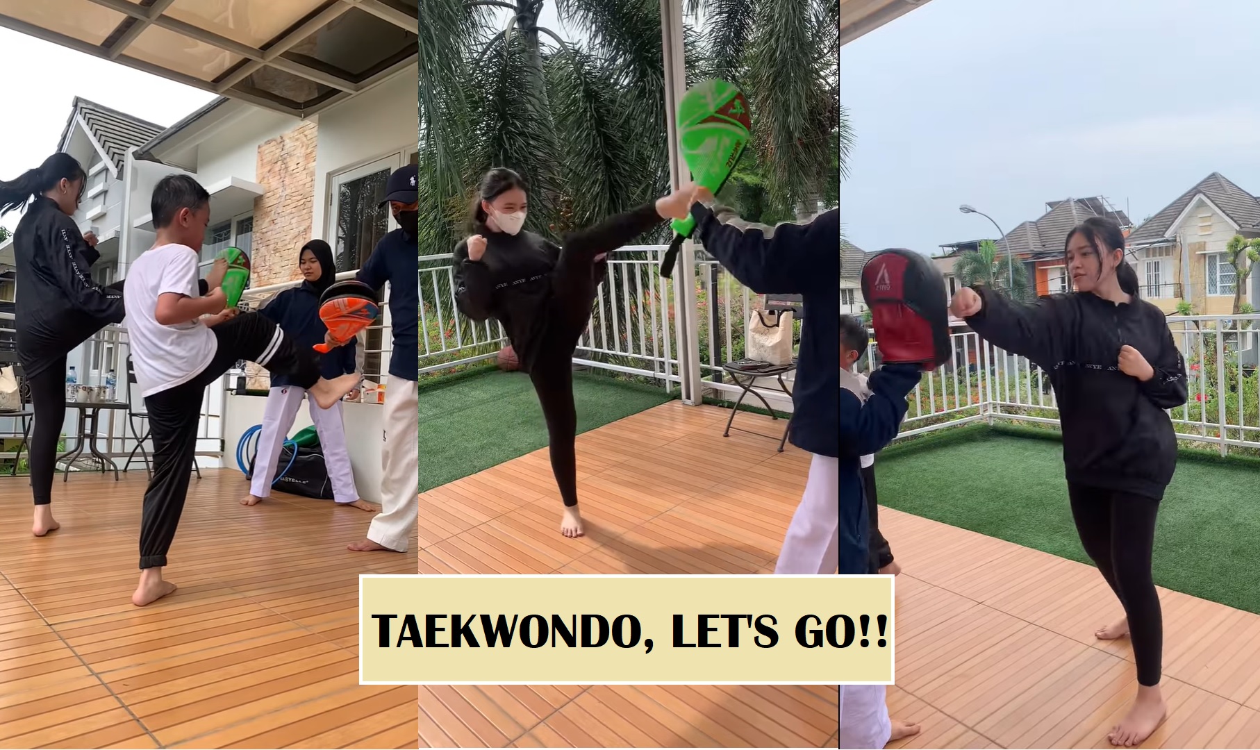 Multitalenta! Selain Pandai Bernyanyi, Anneth Kini Geluti Bela Diri Taekwondo