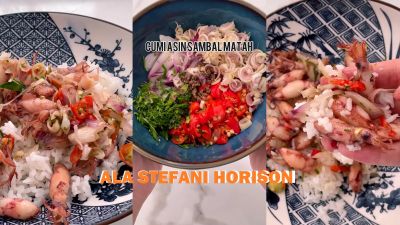 Mudahnya Membuat Cumi Asin Sambal Matah ala Stefani Horison, Dijamin Nambah Nasi Hangat!