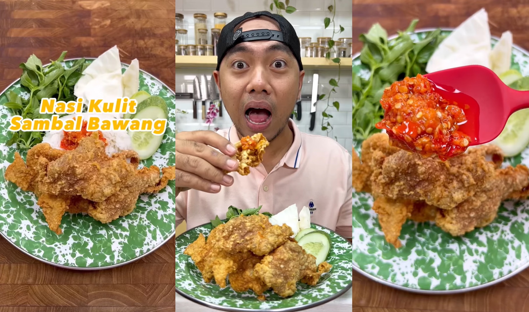 Super Krispi, Gurih, dan Pedas! Sontek Resep Kulit Ayam Goreng Sambal Bawang ala Jarle Kul di Sini!