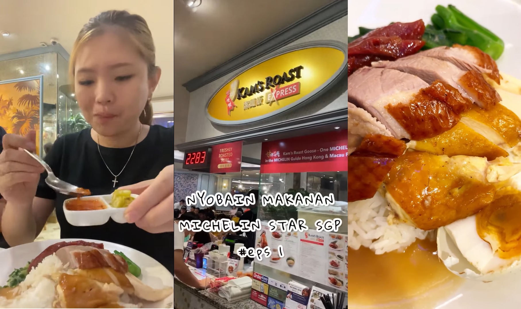Fifin Liefang Nyobain Ayam Panggang Michelin Star di Singapura: Enake Pol!