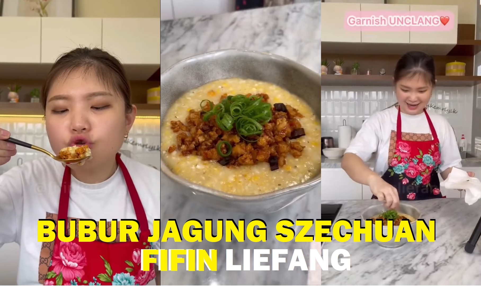Bubur Jagung Szechuan ala Fifin Liefang Ini Cocok Disantap Saat Tidak Enak Badan! Intip Resepnya!