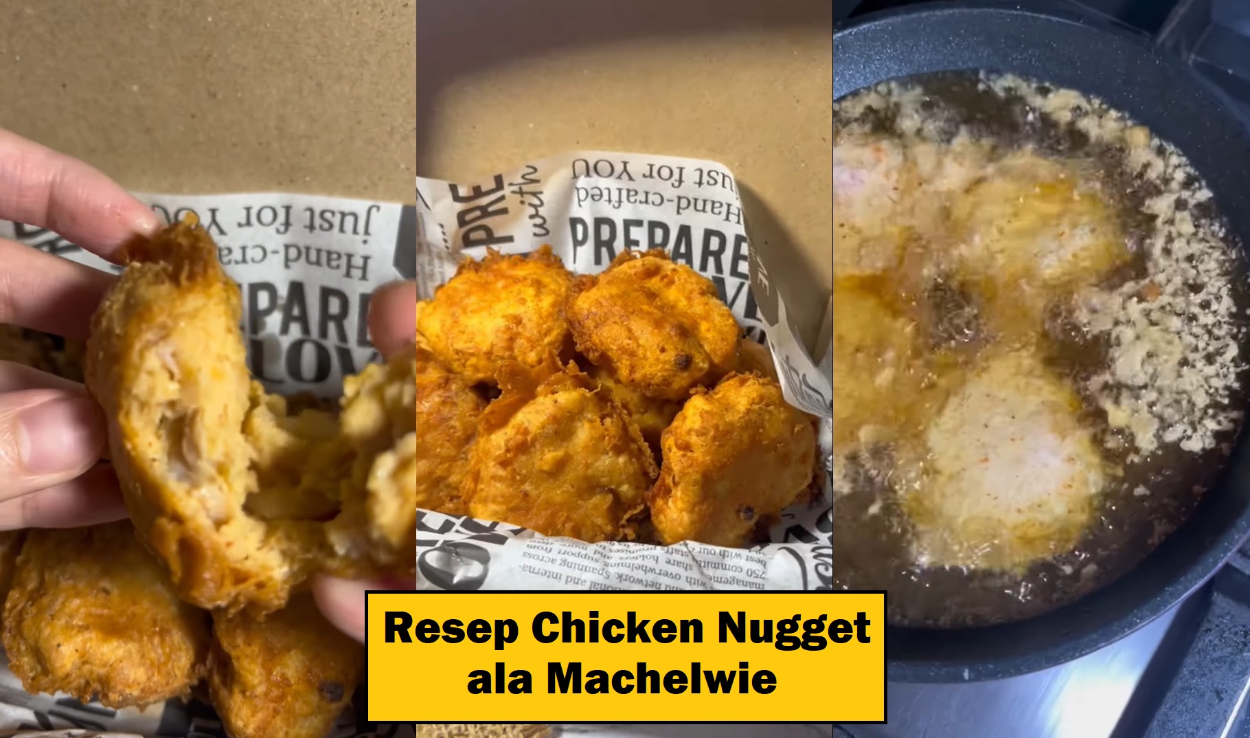 Resep Chicken Nugget ala Machelwie Khas Restoran Cepat Saji Favorit, Catat di Sini!