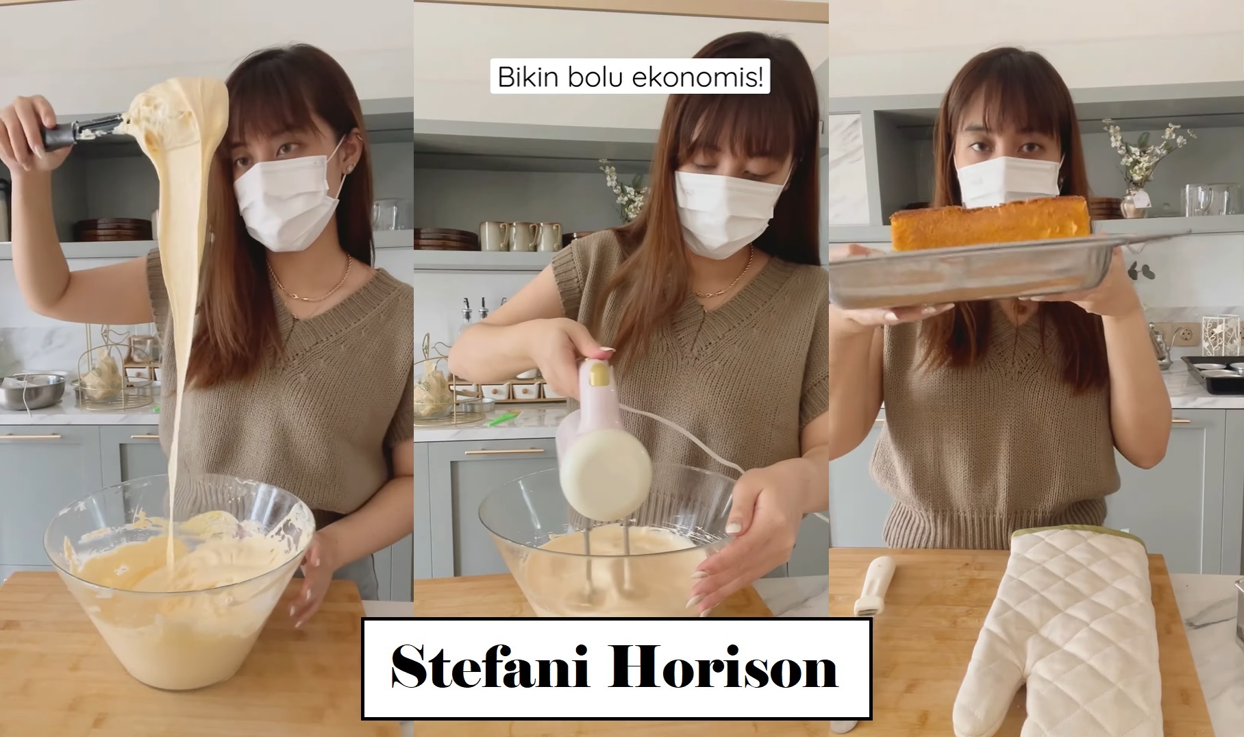 Cuma Modal 20 Ribu! Catat Resep Bolu Ekonomis ala Stefani Horison di Sini!