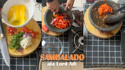 Resep Telur Dadar dan Sambalado Khas Restoran Padang ala Lord Adi, Catat di Sini!