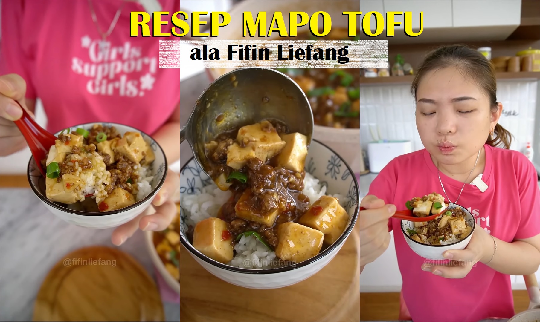 Resep Mapo Tofu Khas Tionghoa ala Fifin Liefang, Tahunya Selembut Sutra!