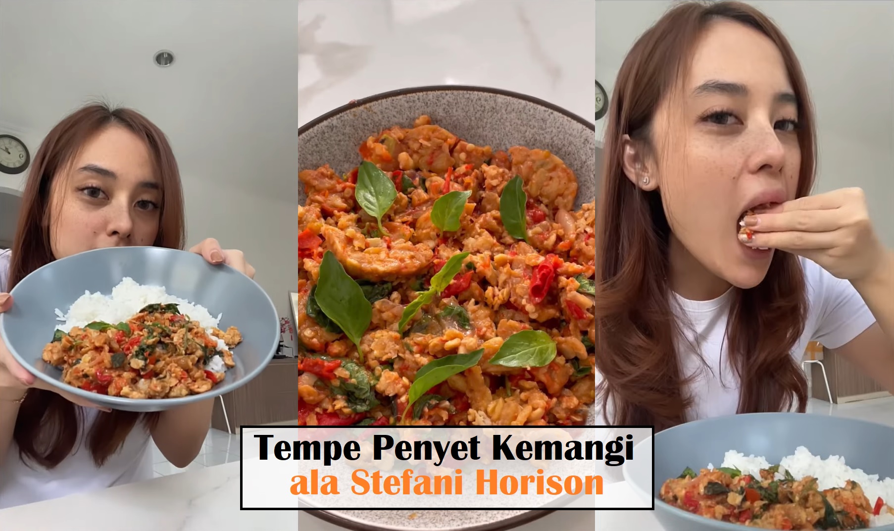 Simple, Mudah, dan Murah, Berikut Resep Tempe Penyet Kemangi ala Stefani Horison!