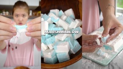 Bikin Marshmallow Sendiri, Yuk! Ini Dia Resepnya dari Fifin Liefang, Anak Pasti Suka!