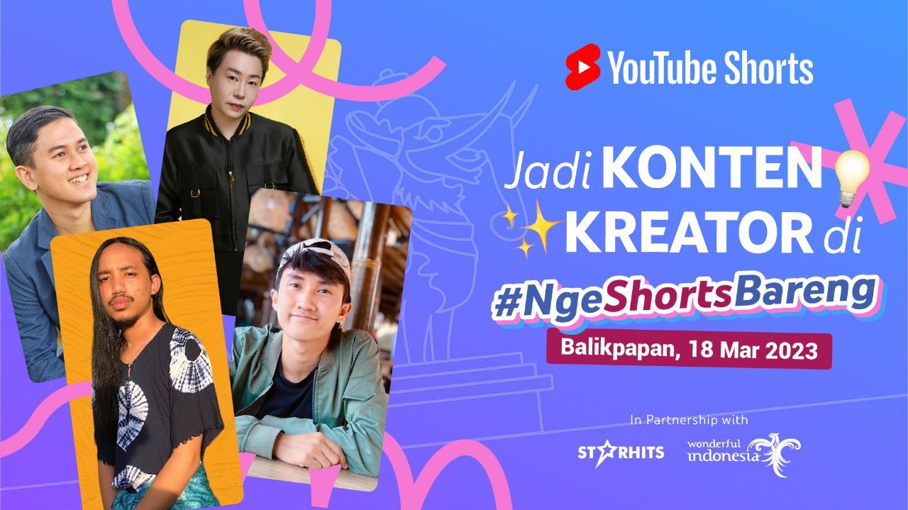 Terbang ke Kota Balikpapan, #NgeShortsBareng Kali Ini Hadirkan Ujung Oppa Hingga Nandang Rouf!