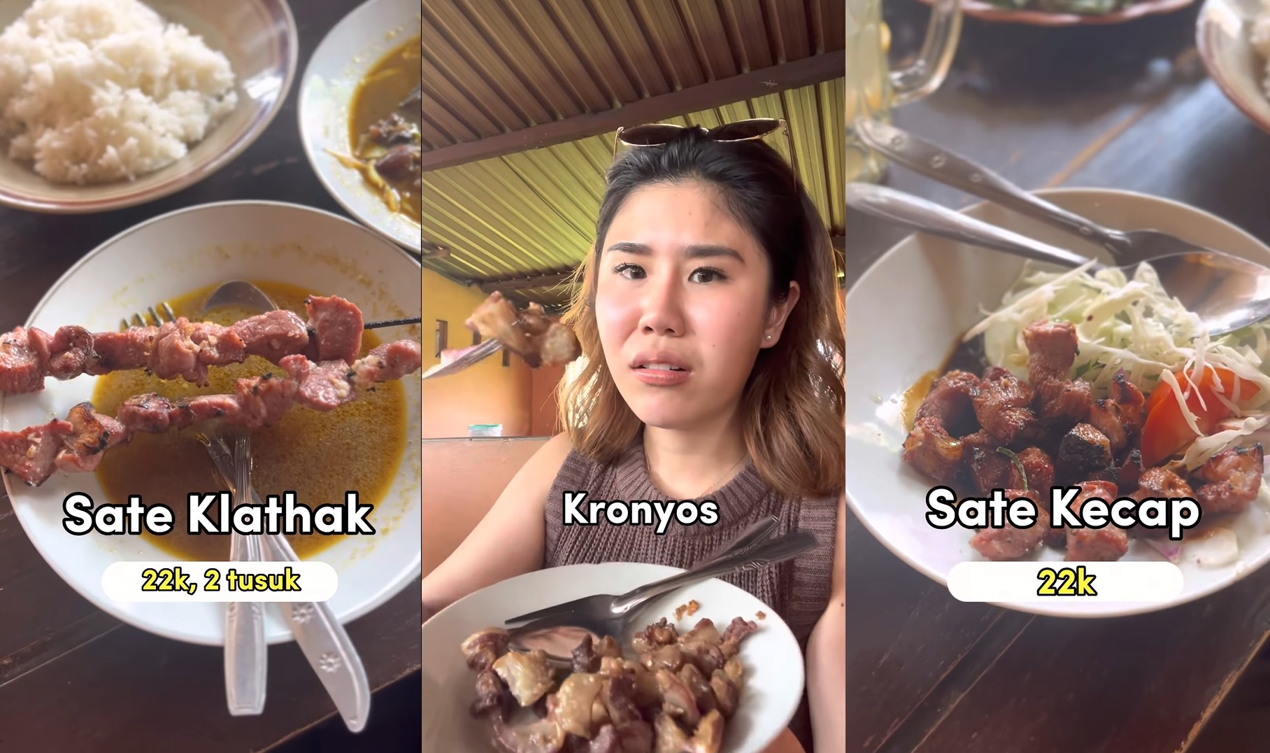 Jalan-Jalan ke Yogyakarta, Machelwie Penasaran Coba Kronyos atau Jeroan Lemak Goreng!