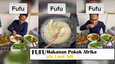 Lord Adi Bikin Fufu, Makanan Khas Afrika yang Terbuat dari Singkong, Cek Resepnya di Sini!