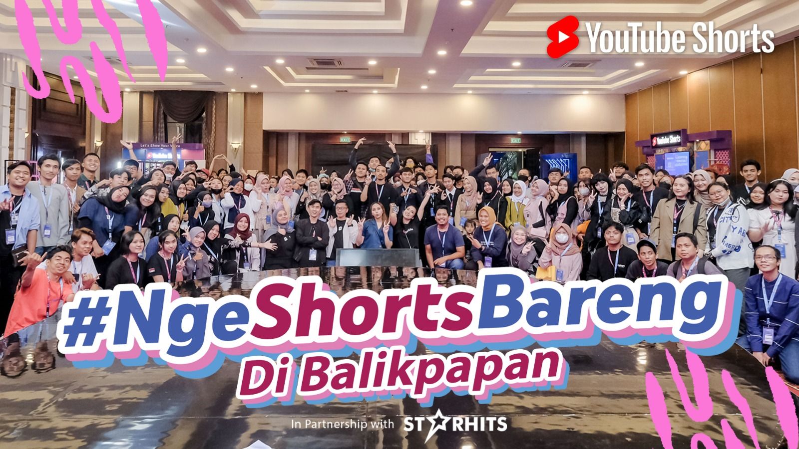 Sandiaga Uno Buka Rangkaian Acara #NgeShortsBareng di Balikpapan, Sampaikan Kontribusi Kreator Terhadap PDB Indonesia