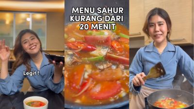 [Menu Ramadhan] Hemat Waktu Sahur! Cek Resep Sarden Masak Tomat ala Machelwie di Sini