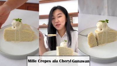 [Menu Ramadhan] Cocok untuk Kudapan Berbuka Puasa, Sontek Resep Mille Crepes ala Cheryl Gunawan