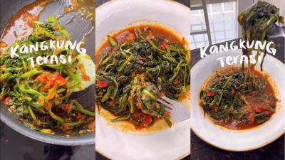 [Menu Ramadhan] Hemat Waktu Masak! Cek Resep Tumis Kangkung Terasi ala Jesselyn Lauwreen untuk Sahur!