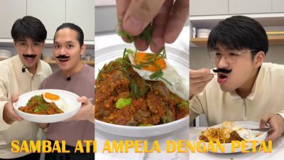 [Menu Ramadhan] Resep Membuat Sambal Ati Ampela dengan Petai ala Victor Agustino dan Arsyan Dwianto