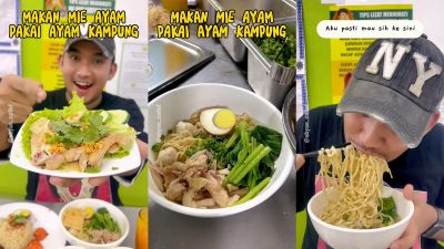 Abyan Calief Cobain Mie Ayam Kampung Pakai Ayam Kampung dengan Bumbu Rahasia? Cek Reviewnya di Sini!