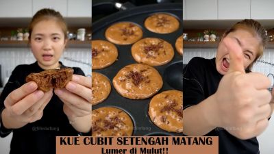 Resep Kue Cubit ala Fifin Liefang yang Coklatnya Meleleh dan Lumer di Mulut!