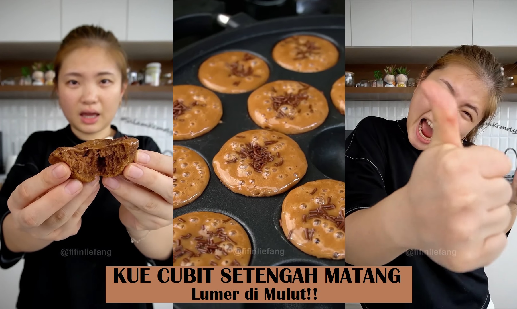 Resep Kue Cubit ala Fifin Liefang yang Coklatnya Meleleh dan Lumer di Mulut!