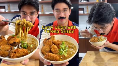 Victor Agustino Bagikan Resep Kari Udon dengan Terong Krispi, Kenyal dan Gurih  Jadi Satu!