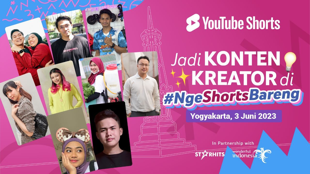 Sukses di 6 Kota Besar, #NgeShortsBareng Kali Ini Cari Kreator Kreatif di Yogyakarta!