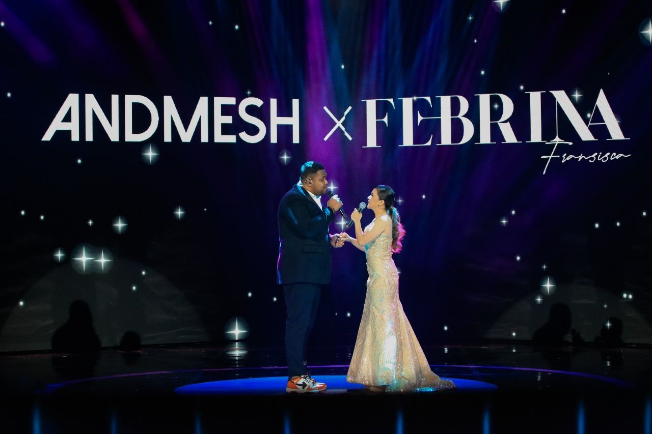 Duet Tak Terlupakan Febrina Fransisca dan Andmesh Kamaleng di Panggung Live Show Trending Star