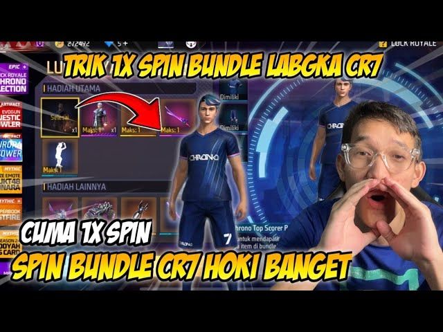 Bundle Chrono: Gaya andalan CR7 di Free Fire bersama Refa Ardhi