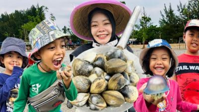 Bisa Belajar dari Alam! Petualangan Edukatif Mamah Nada dan Anak-Anak di Pantai Ambalat